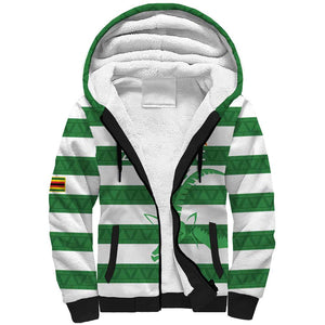 Nyika yeZimbabwe Rugby Custom Sherpa Hoodie Come On Sables