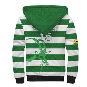 Nyika yeZimbabwe Rugby Custom Sherpa Hoodie Come On Sables