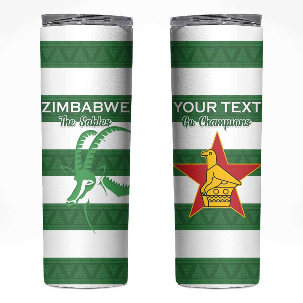 Nyika yeZimbabwe Rugby Custom Skinny Tumbler Come On Sables