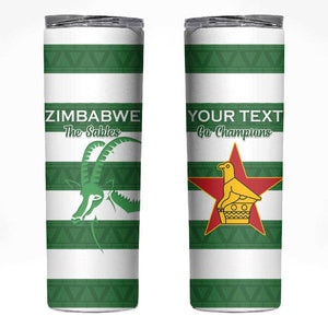 Nyika yeZimbabwe Rugby Custom Skinny Tumbler Come On Sables