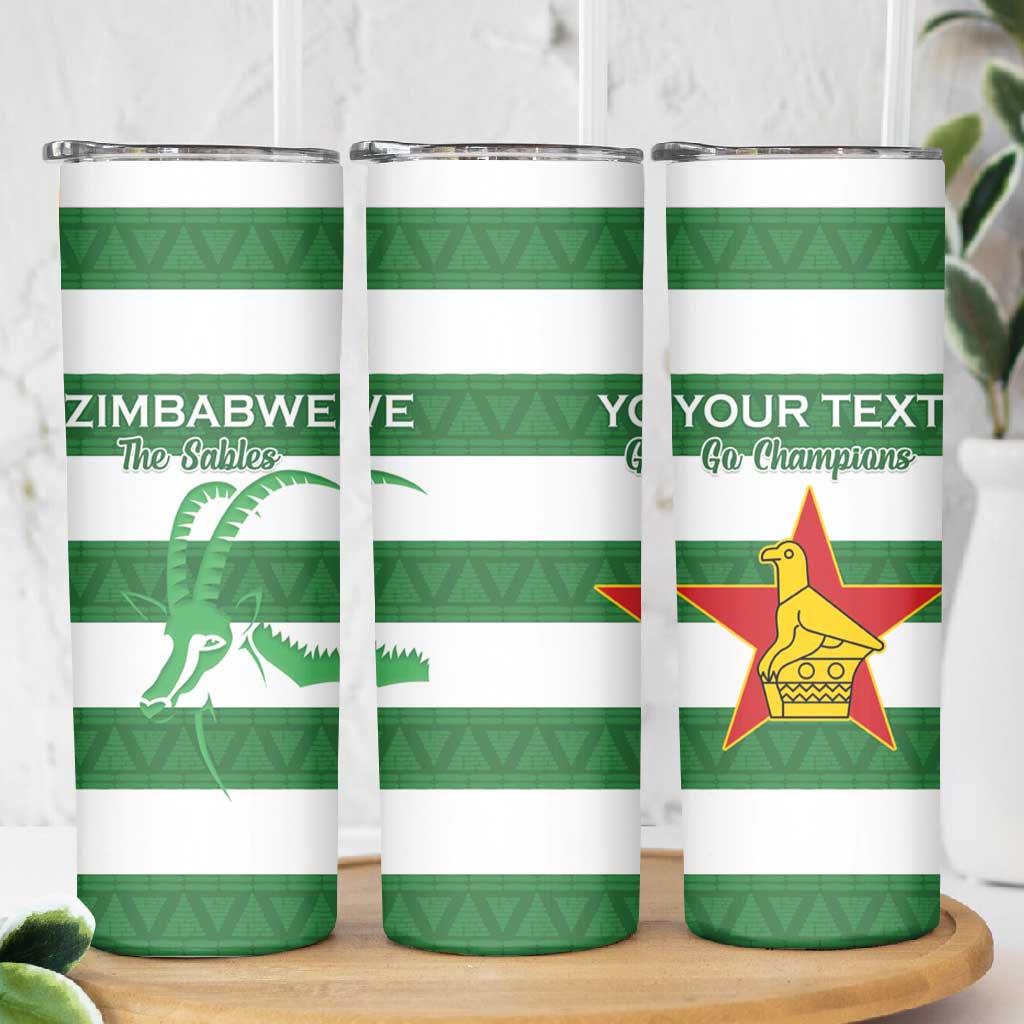 Nyika yeZimbabwe Rugby Custom Skinny Tumbler Come On Sables