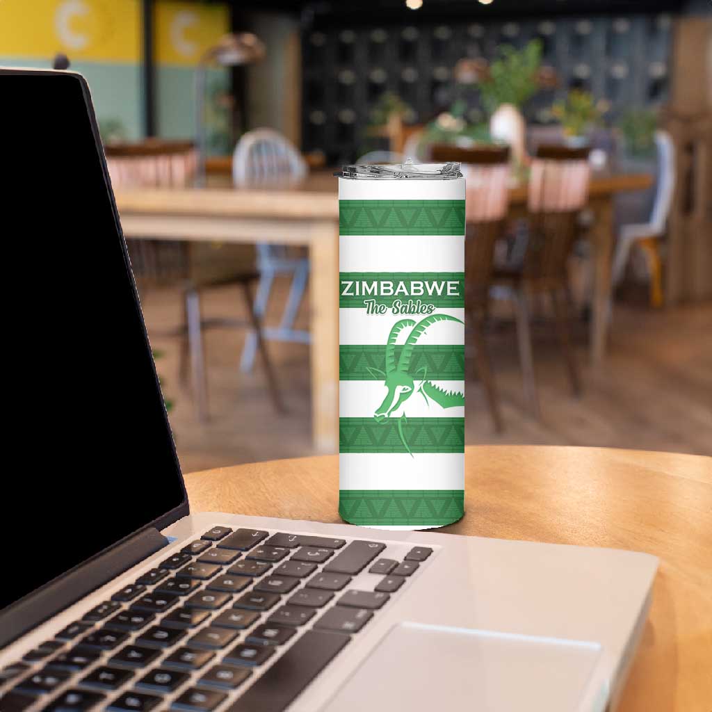 Nyika yeZimbabwe Rugby Custom Skinny Tumbler Come On Sables