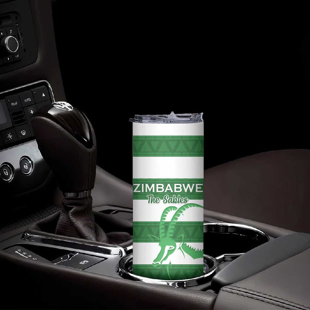 Nyika yeZimbabwe Rugby Custom Skinny Tumbler Come On Sables