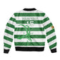 Nyika yeZimbabwe Rugby Custom Sleeve Zip Bomber Jacket Come On Sables