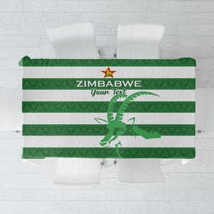 Nyika yeZimbabwe Rugby Custom Tablecloth Come On Sables