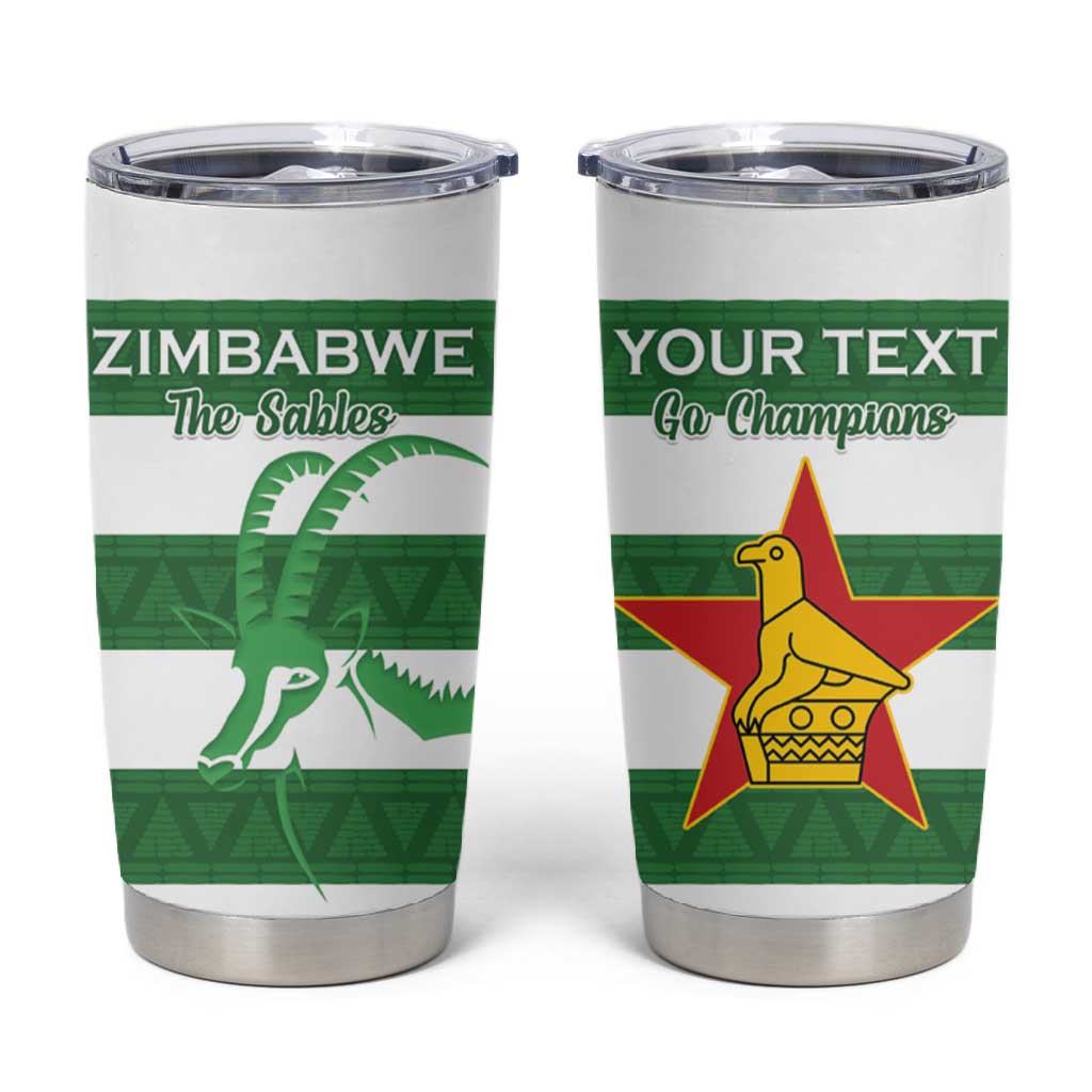 Nyika yeZimbabwe Rugby Custom Tumbler Cup Come On Sables