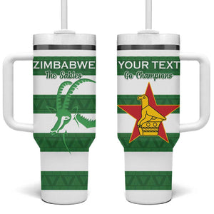 Nyika yeZimbabwe Rugby Custom Tumbler With Handle Come On Sables