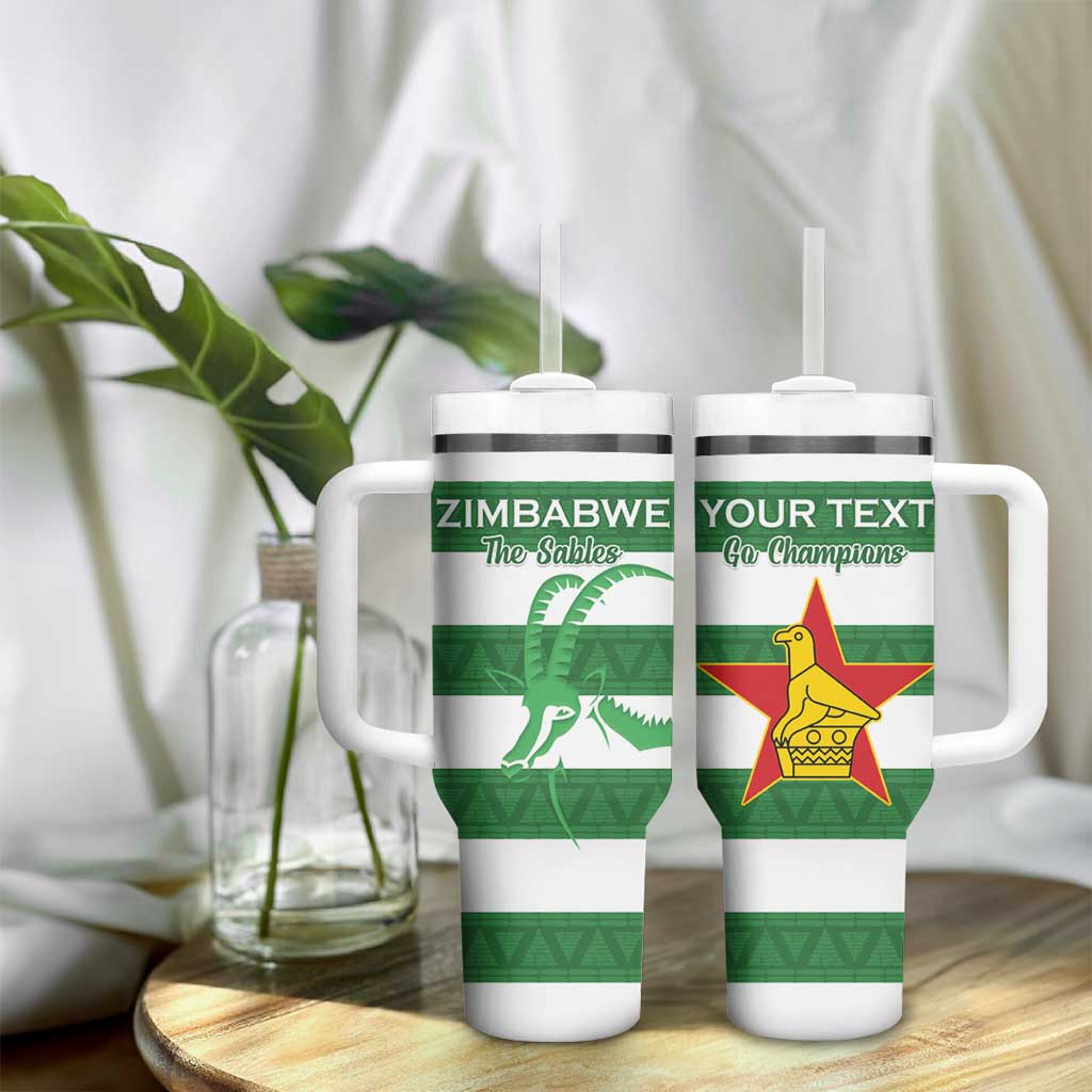 Nyika yeZimbabwe Rugby Custom Tumbler With Handle Come On Sables