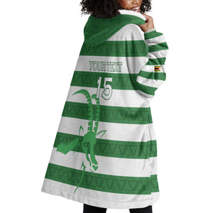 Nyika yeZimbabwe Rugby Custom Wearable Blanket Hoodie Come On Sables