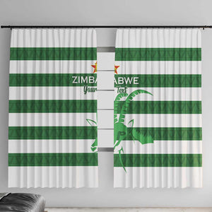 Nyika yeZimbabwe Rugby Custom Window Curtain Come On Sables