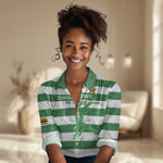 Nyika yeZimbabwe Rugby Custom Women Casual Shirt Come On Sables