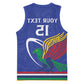 Namibia Rugby Custom Basketball Jersey African Fish Eagle - Flag Colors - African Pride