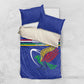 Namibia Rugby Custom Bedding Set African Fish Eagle - Flag Colors