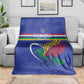 Namibia Rugby Custom Blanket African Fish Eagle - Flag Colors