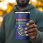 Namibia Rugby Custom 4 in 1 Can Cooler Tumbler African Fish Eagle - Flag Colors