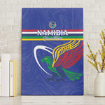 Namibia Rugby Custom Canvas Wall Art African Fish Eagle - Flag Colors