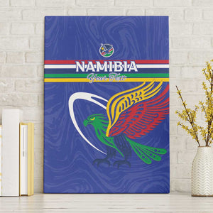 Namibia Rugby Custom Canvas Wall Art African Fish Eagle - Flag Colors