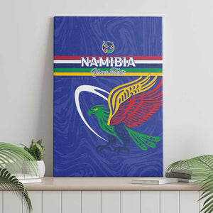 Namibia Rugby Custom Canvas Wall Art African Fish Eagle - Flag Colors