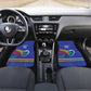 Namibia Rugby Custom Car Mats African Fish Eagle - Flag Colors