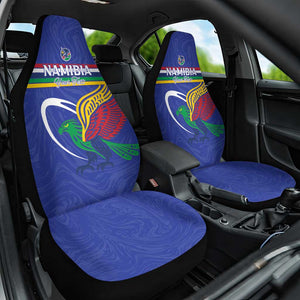 Namibia Rugby Custom Car Seat Cover African Fish Eagle - Flag Colors