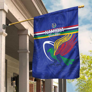 Namibia Rugby Custom Garden Flag African Fish Eagle - Flag Colors