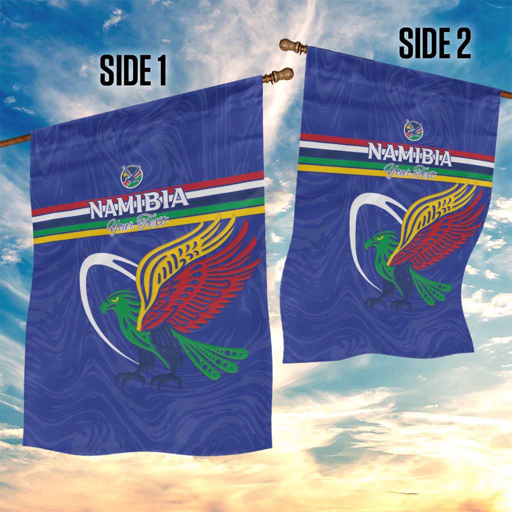Namibia Rugby Custom Garden Flag African Fish Eagle - Flag Colors