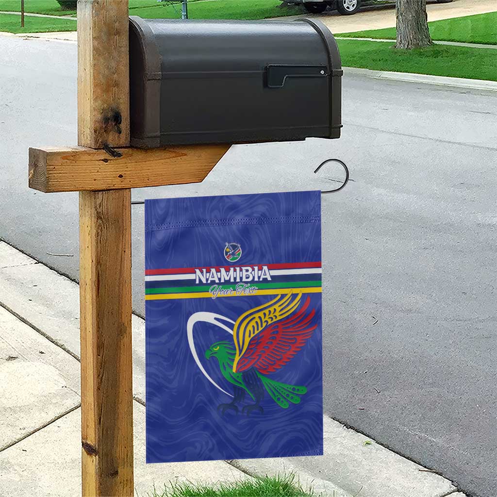 Namibia Rugby Custom Garden Flag African Fish Eagle - Flag Colors