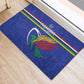 Namibia Rugby Custom Rubber Doormat African Fish Eagle - Flag Colors