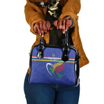 Namibia Rugby Custom Shoulder Handbag African Fish Eagle - Flag Colors