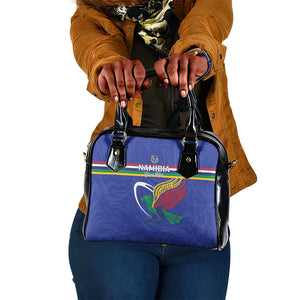Namibia Rugby Custom Shoulder Handbag African Fish Eagle - Flag Colors