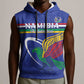 Namibia Rugby Custom Sleeveless Hoodie African Fish Eagle - Flag Colors - African Pride