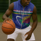 Namibia Rugby Custom Sleeveless Zip Hoodie African Fish Eagle - Flag Colors - African Pride