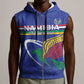 Namibia Rugby Custom Sleeveless Zip Hoodie African Fish Eagle - Flag Colors - African Pride