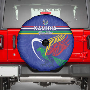 Namibia Rugby Custom Spare Tire Cover African Fish Eagle - Flag Colors