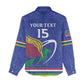 Namibia Rugby Custom Women Casual Shirt African Fish Eagle - Flag Colors