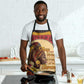 Black History Month Apron African Woman Afro I Am The Storm