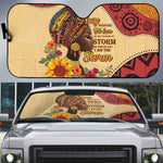 Black History Month Auto Sun Shade African Woman Afro I Am The Storm