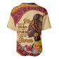 African Woman Baseball Jersey I Am The Storm - African Pride