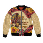 African Woman Bomber Jacket I Am The Storm - African Pride