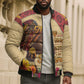 Black History Month Bomber Puffer Jacket African Woman Afro I Am The Storm