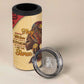 African Woman 4 in 1 Can Cooler Tumbler I Am The Storm - African Pride