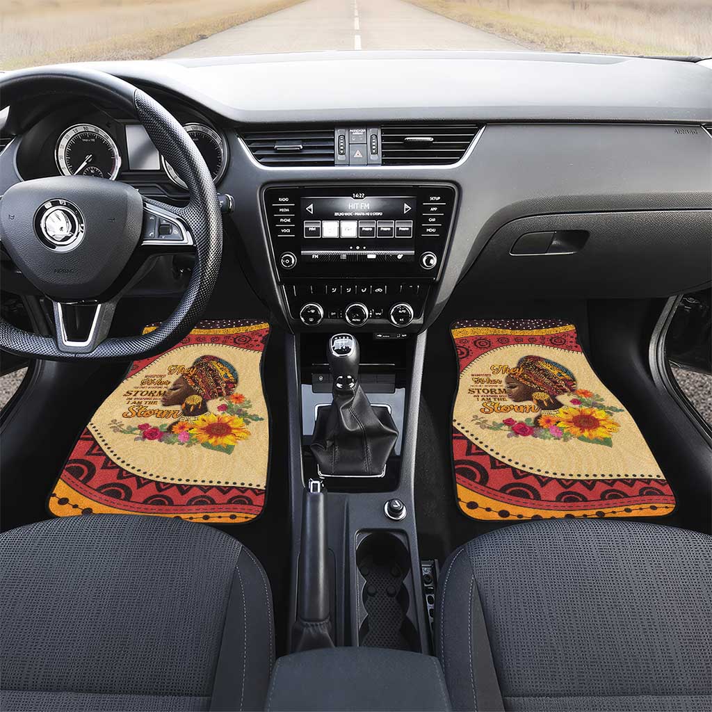 African Woman Car Mats I Am The Storm - African Pride