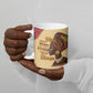 Black History Month Ceramic Mug African Woman Afro I Am The Storm