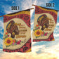 African Woman Garden Flag I Am The Storm - African Pride