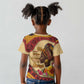 African Woman Kid T shirt I Am The Storm - African Pride