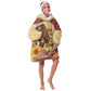 African Woman Kid Wearable Blanket Hoodie I Am The Storm - African Pride