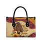 Black History Month Leather Bag African Woman Afro I Am The Storm