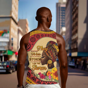 African Woman Men Tank Top I Am The Storm - African Pride