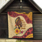 African Woman Quilt I Am The Storm - African Pride