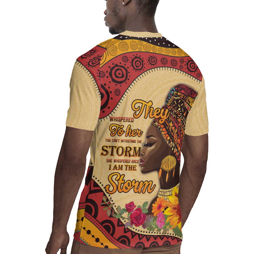 African Woman Rugby Jersey I Am The Storm - African Pride
